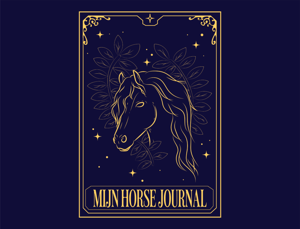 mijn horse journal, logo design, grafische vormgeving